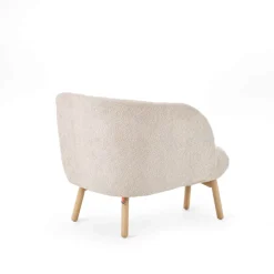 Mobitec Chaise Salon|Chaise Pour Chambre*Thalia ® Banquette cosy en tissu avec pieds en bois