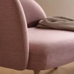 Mobitec Chaise Salon|Chaise Pour Chambre*Thalia ® Banquette cosy en tissu avec pieds en bois