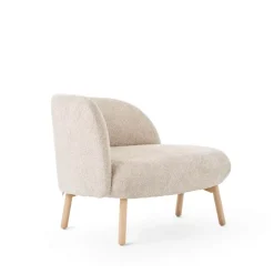 Mobitec Chaise Salon|Chaise Pour Chambre*Thalia ® Banquette cosy en tissu avec pieds en bois