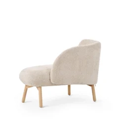 Mobitec Chaise Salon|Chaise Pour Chambre*Thalia ® Banquette cosy en tissu avec pieds en bois