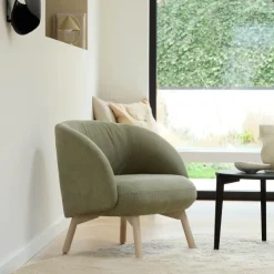 Mobitec Chaise De Salle à Manger|Chaise Salon*Thalia ® Fauteuil confortable en tissu avec pieds en bois