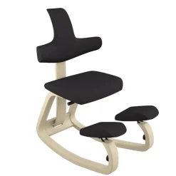 Varier Chaise Pour Chambre|Chaise De Bureau*ThatSit ® Chaise de bureau ergonomique à bascule en tissu et bois