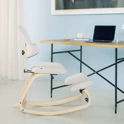 Varier Chaise Pour Chambre|Chaise De Bureau*ThatSit ® Chaise de bureau ergonomique à bascule en tissu et bois