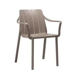 Fauteuil De Jardin*Tiberina Fauteuil de jardin empilable en polypropylène