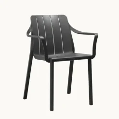 Fauteuil De Jardin*Tiberina Fauteuil de jardin empilable en polypropylène
