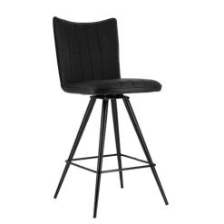 Tabouret De Bar (assise +/- 80 Cm)|Chaise De Salle à Manger*TiméoTabouret snack pivotant avec pieds obliques