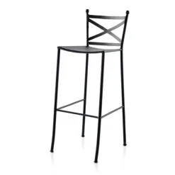 Jayso Tabouret Snack (assise +/- 65 Cm)|Tabouret De Bar (assise +/- 80 Cm)*Toledo Tabouret provençal en métal