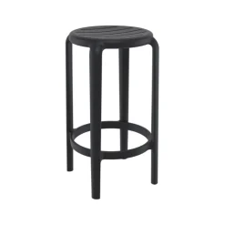 Tabouret Snack (assise +/- 65 Cm)|Tabouret De Bar (assise +/- 80 Cm)*Tom Tabouret snack sans dossier en polypropylène