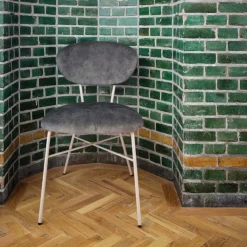 Mobitec Chaise De Salle à Manger|Chaise Salon*Toro ® Chaise cosy minimaliste en tissu et pieds métal