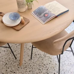 Mobitec Chaise De Salle à Manger|Chaise Salon*Toro ® Chaise cosy minimaliste en tissu et pieds métal