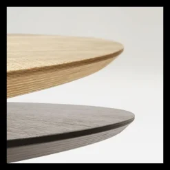 Sovet Italia Table De Salle à Manger*Totem Sovet® Table design ronde plateau bois