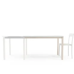 Cancio Table De Cuisine*Toy bois Table de cuisine en verre avec rallonge
