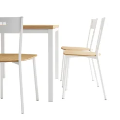 Cancio Table De Cuisine|Table Pour Petit Espace*Toy métal Table de cuisine avec rallonge hauteur 75 cm