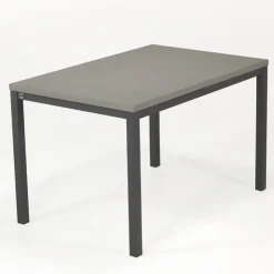 Cancio Table De Cuisine*Toy métal Table de cuisine en céramique avec rallonge hauteur 75 cm