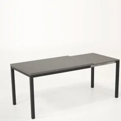 Cancio Table De Cuisine*Toy métal Table de cuisine en céramique avec rallonge hauteur 75 cm