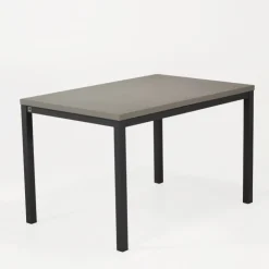 Cancio Table De Cuisine*Toy métal Table de cuisine en céramique avec rallonge hauteur 75 cm