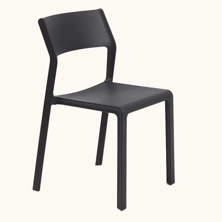 Chaise De Cuisine*Trill bistrot Chaise moderne en polypropylène empilable