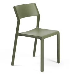 Chaise De Cuisine*Trill bistrot Chaise moderne en polypropylène empilable