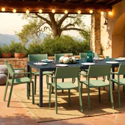 Chaise De Jardin|Fauteuil De Jardin*Trill Fauteuil de jardin empilable en polypropylène