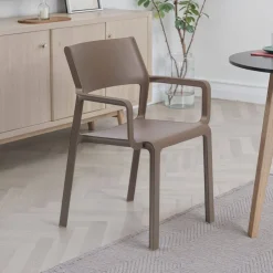 Chaise De Cuisine|Chaise De Salle à Manger*Trill Fauteuil moderne empilable en polypropylène