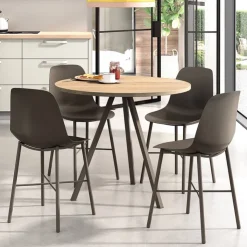 Perfecta Table De Cuisine|Table Pour Petit Espace*Triple Table ronde moderne en stratifié