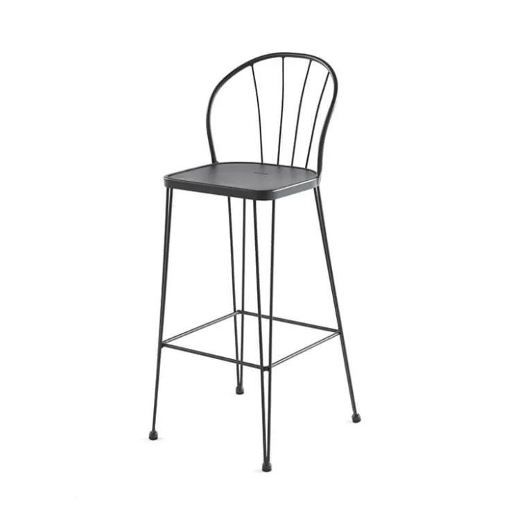 Jayso Tabouret Snack (assise +/- 65 Cm)|Tabouret De Bar (assise +/- 80 Cm)*Tudela Tabouret haut en métal vintage