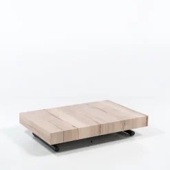 Altacom Table De Salon|Table Pour Petit Espace*Ulisse Table relevable en mélaminé avec allonges