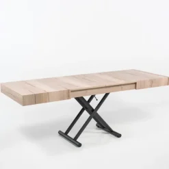 Altacom Table De Salon|Table Pour Petit Espace*Ulisse Table relevable en mélaminé avec allonges