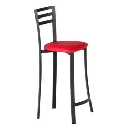 Carrier Tabouret Snack (assise +/- 65 Cm)|Tabouret De Bar (assise +/- 80 Cm)*Urane ® Tabouret de bar en métal assise synthétique fabrication française