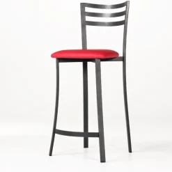 Carrier Tabouret Snack (assise +/- 65 Cm)|Tabouret De Bar (assise +/- 80 Cm)*Urane ® Tabouret de bar en métal assise synthétique fabrication française