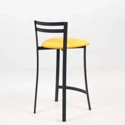 Carrier Tabouret Snack (assise +/- 65 Cm)|Tabouret De Bar (assise +/- 80 Cm)*Urane ® Tabouret snack avec dossier bas en synthétique et métal made in France