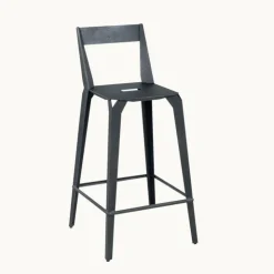 Carrier Tabouret De Bar (assise +/- 80 Cm)|Tabouret Snack (assise +/- 65 Cm)*Valence ® Tabouret snack industriel français en métal avec dossier