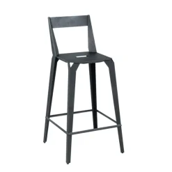 Carrier Tabouret De Bar (assise +/- 80 Cm)|Tabouret Snack (assise +/- 65 Cm)*Valence ® Tabouret snack industriel français en métal avec dossier