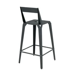 Carrier Tabouret De Bar (assise +/- 80 Cm)|Tabouret Snack (assise +/- 65 Cm)*Valence ® Tabouret snack industriel français en métal avec dossier