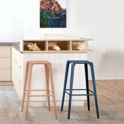 Carrier Tabouret De Bar (assise +/- 80 Cm)*Valence ® Tabouret de bar industriel en métal