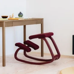 Varier Chaise De Bureau|Chaise Salon*Variable Monochrome ® Chaise de bureau ergonomique à bascule en tissu