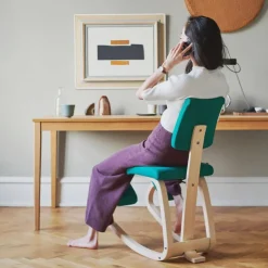 Varier Chaise De Bureau|Chaise Salon*Variable plus Chaise de bureau ergonomique à bascule en tissu