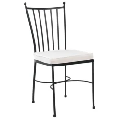 Jayso Chaise De Jardin*Venecia Chaise de jardin en acier style provençal