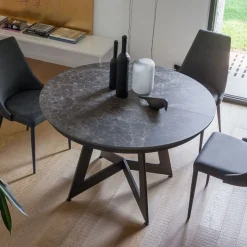 Altacom Table De Salle à Manger*Venus Table design ronde extensible en céramique