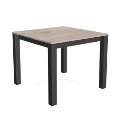 Perfecta Table De Salle à Manger*Verona Table carrée avec pieds métal conçue en Belgique