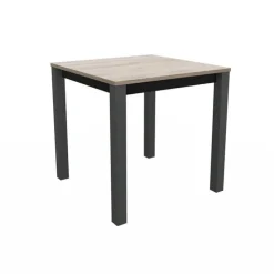 Perfecta Table De Cuisine*Verona Table snack carrée belge en stratifié pieds en métal