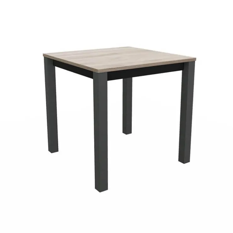 Perfecta Table De Cuisine*Verona Table snack carrée belge en stratifié pieds en métal