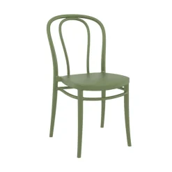 Chaise De Jardin*Victor Chaise de jardin bistrot empilable en polypropylène