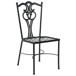 Jayso Chaise De Salle à Manger*Viena Chaise provençale en métal