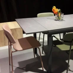 Perfecta Table De Cuisine|Table Pour Petit Espace*Vienna Table de cuisine carrée extensible pieds en métal