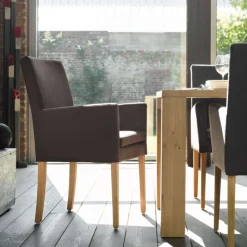 Mobitec Chaise De Salle à Manger|Chaise Salon*Vigo ® Fauteuil de salon en bois et tissu