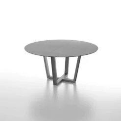 Dexo Table De Salle à Manger*Viktor Table design ronde en céramique avec pieds géométriques en métal