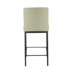 Perfecta Tabouret Snack (assise +/- 65 Cm)|Tabouret De Bar (assise +/- 80 Cm)*Villa Tabouret snack tissu avec pieds en métal