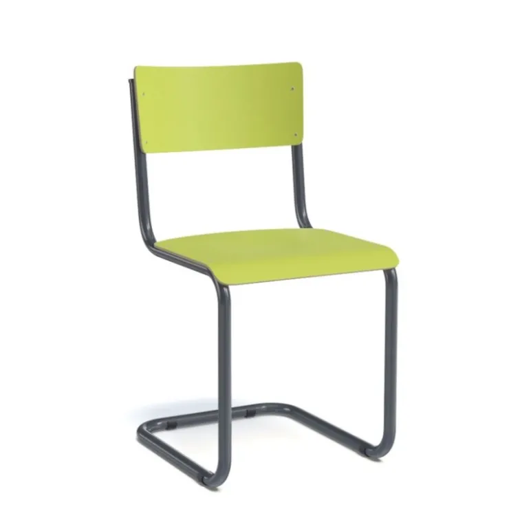 Perfecta Chaise De Cuisine*Vintage Chaise rétro style écolier avec pieds en luge
