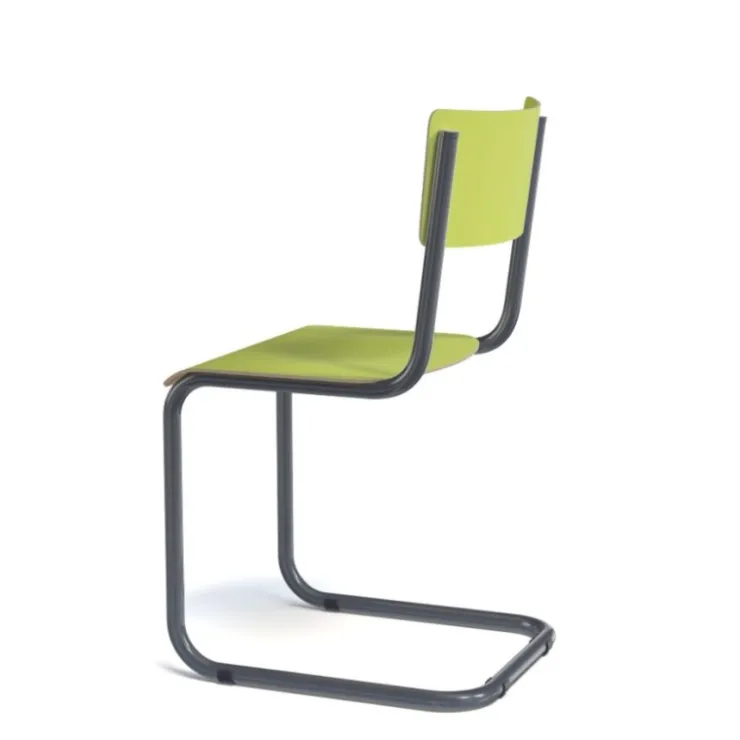 Perfecta Chaise De Cuisine*Vintage Chaise rétro style écolier avec pieds en luge